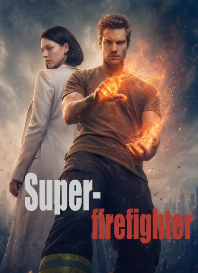 Super-firefighter poster