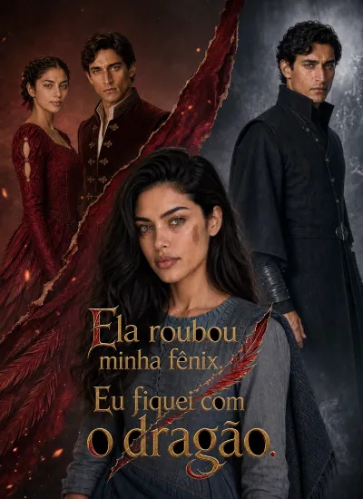 Ela roubou minha fênix. Eu fiquei com o dragão poster