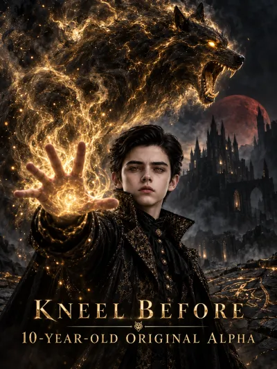 Kneel Before 10-Year-Old Original Alpha poster