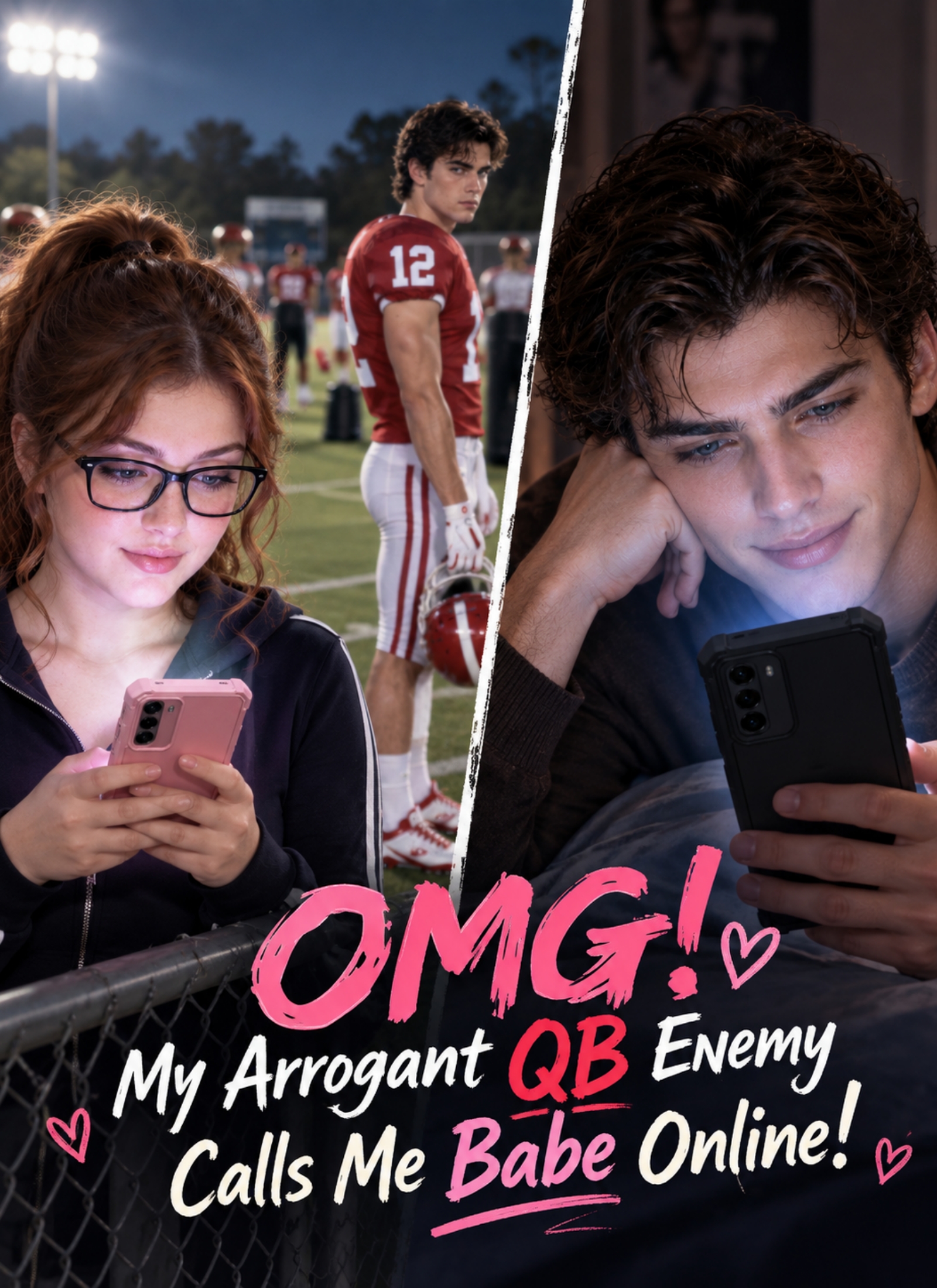 OMG! My Arrogant QB Enemy Calls Me Babe Online!