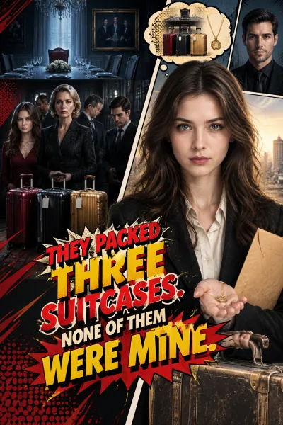 THEY PACKED THREE SUITCASES. NONE OF THEM WERE MINE poster