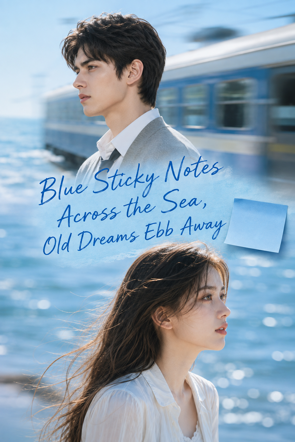 Blue Sticky Notes Across the Sea, Old Dreams Ebb Away