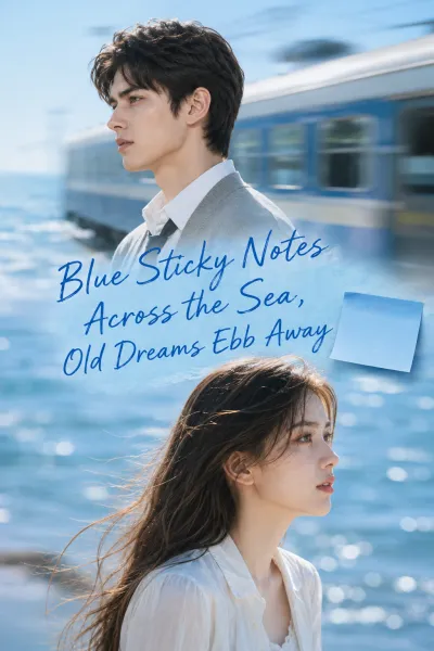 Blue Sticky Notes Across the Sea, Old Dreams Ebb Away poster