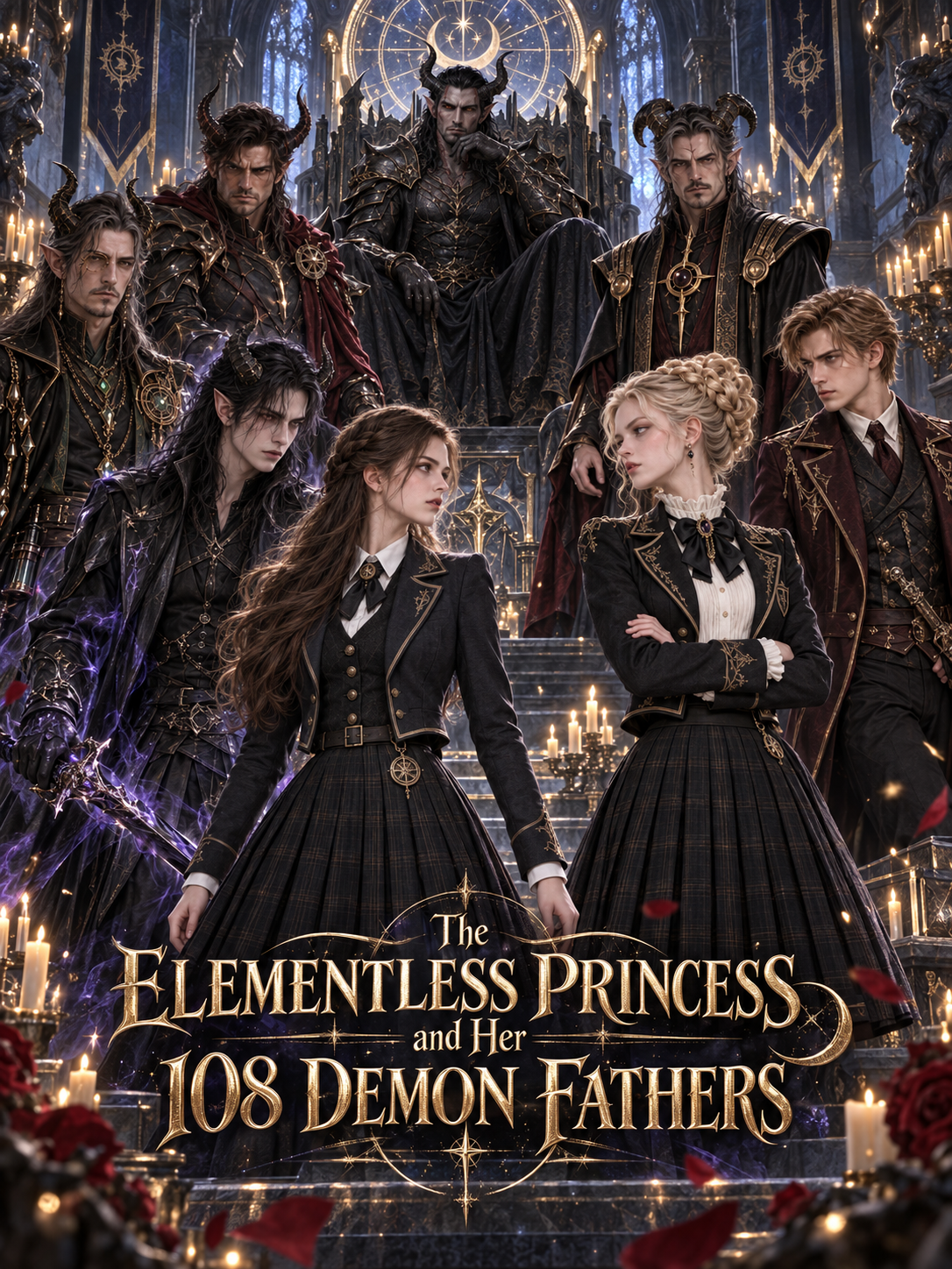 The Elementless Princess and Her 108 Demon Fathers short drama poster