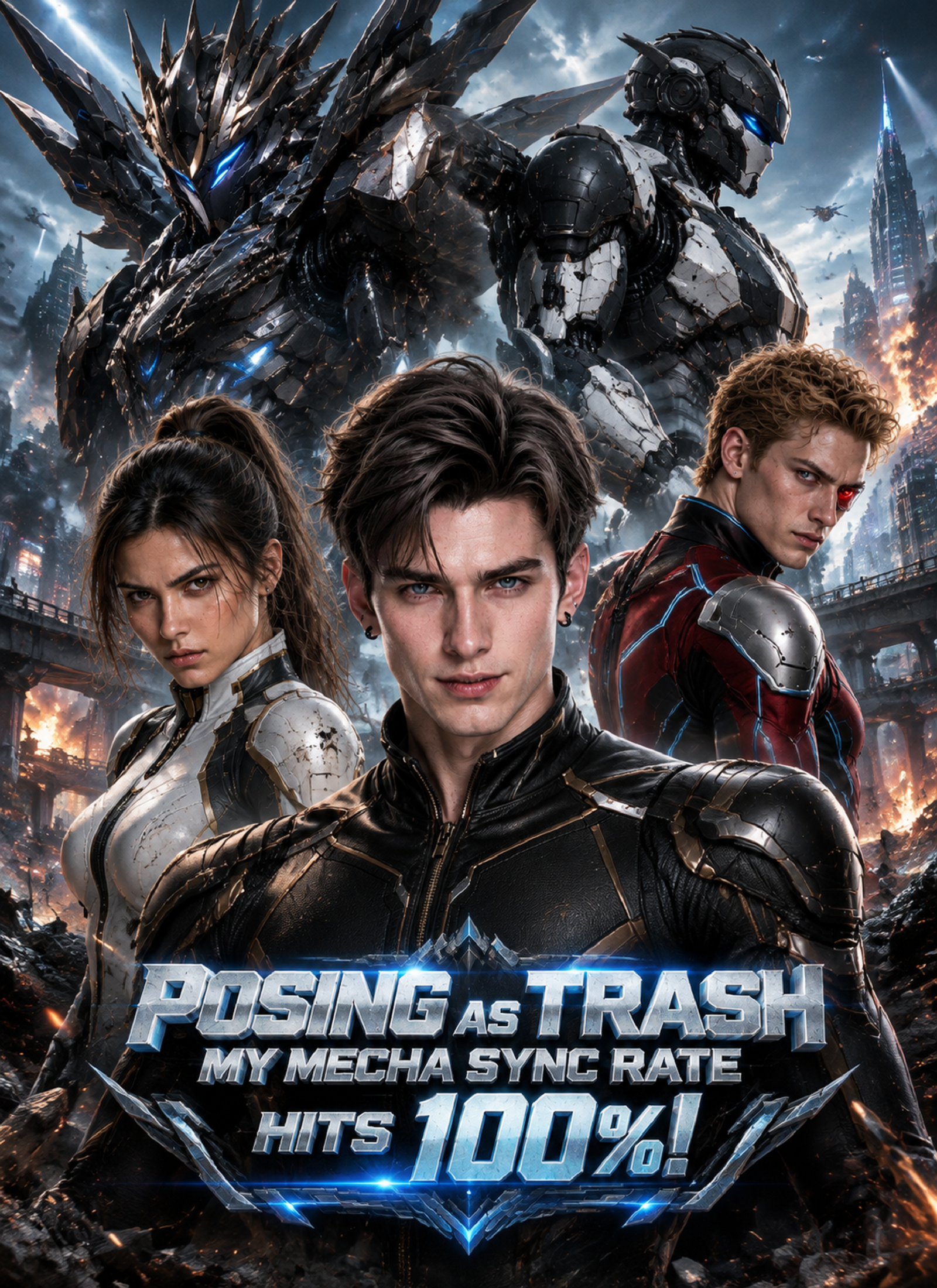 Posing as Trash, My Mecha Sync Rate Hits 100%! short drama poster