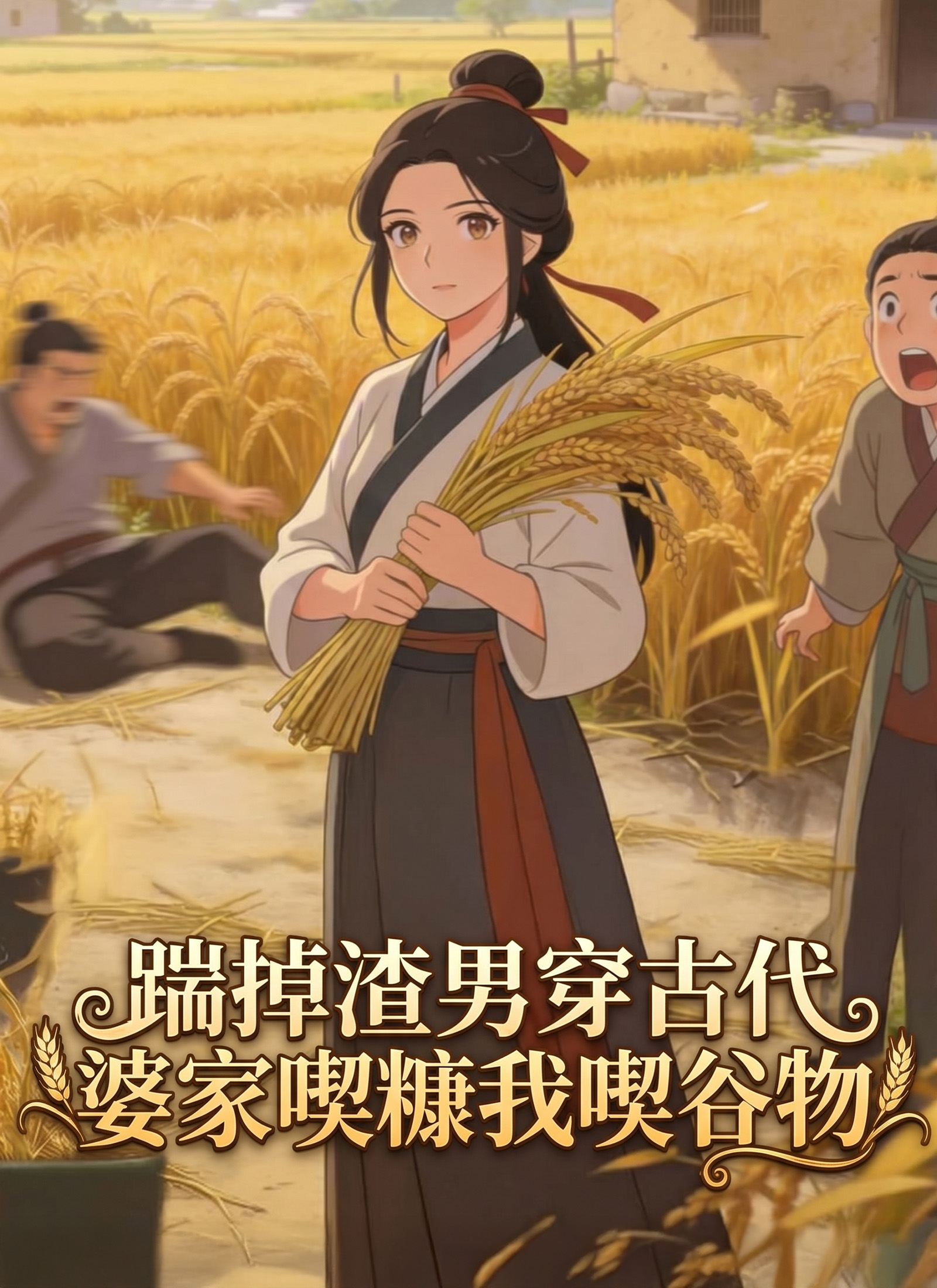 踹掉渣男穿古代，婆家喫糠我喫谷物