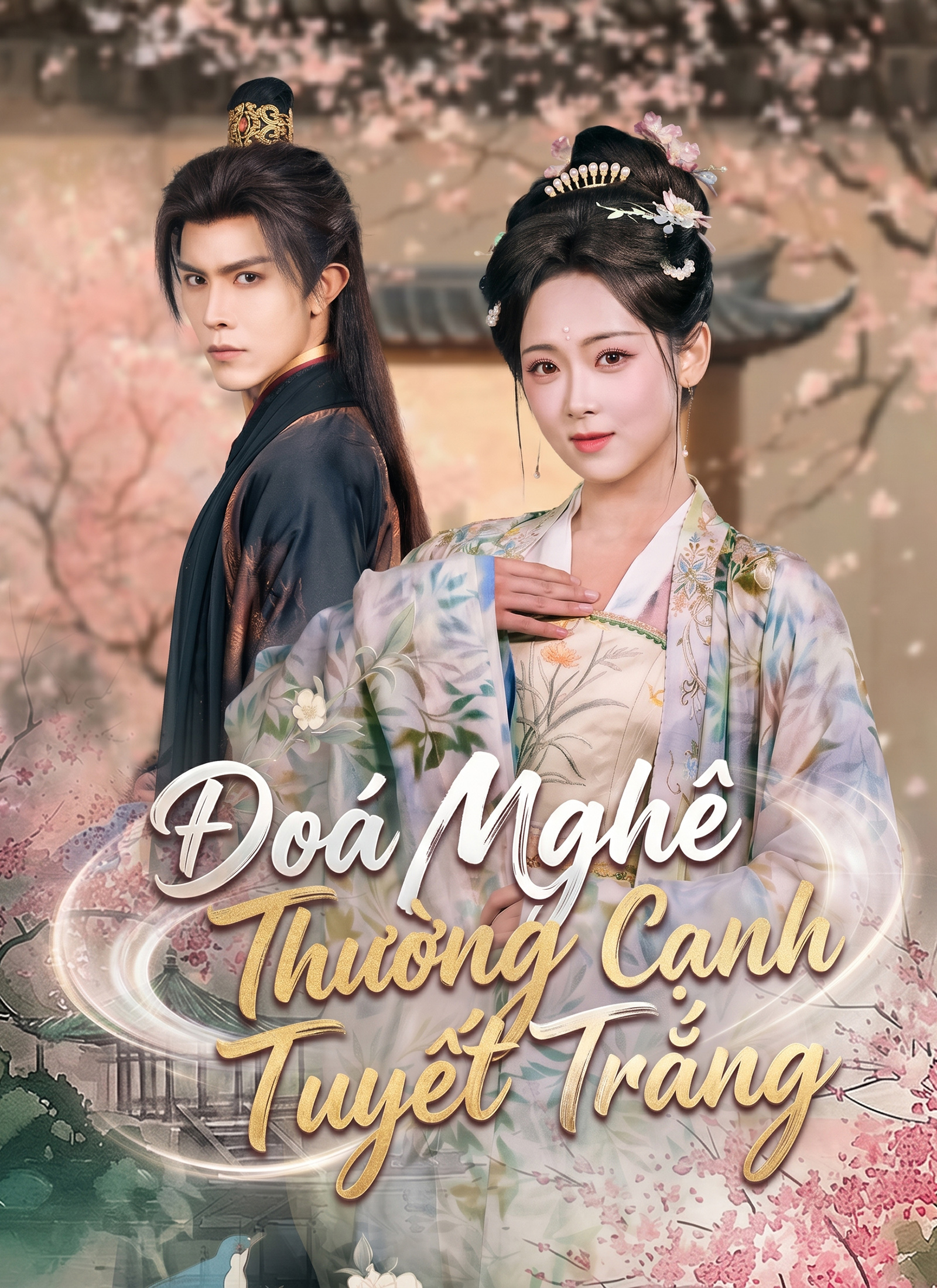 Đoá Nghê Thường Cạnh Tuyết Trắng