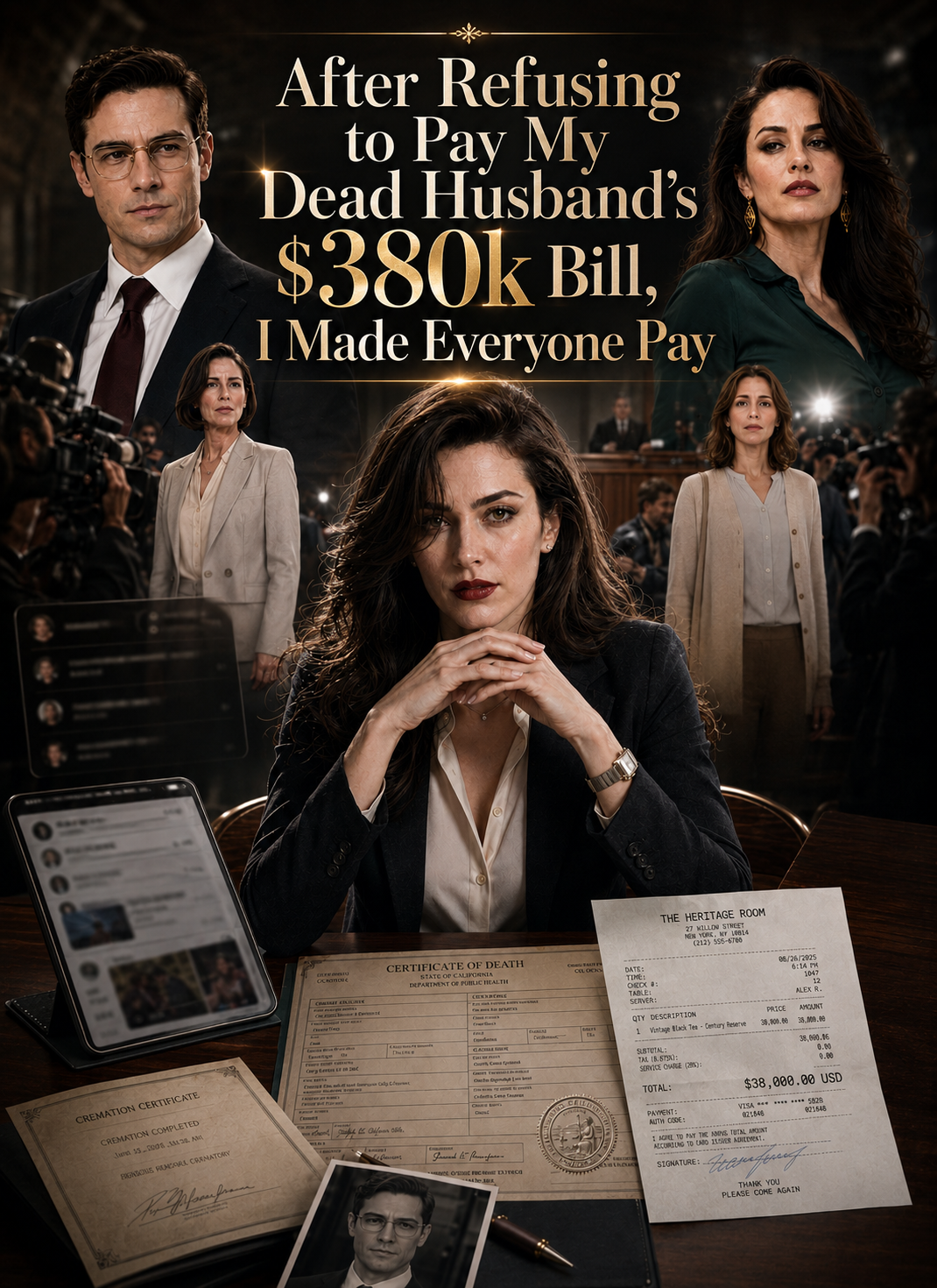 After Refusing to Pay My Dead Husband's $380k Bill, I Made Everyone Pay