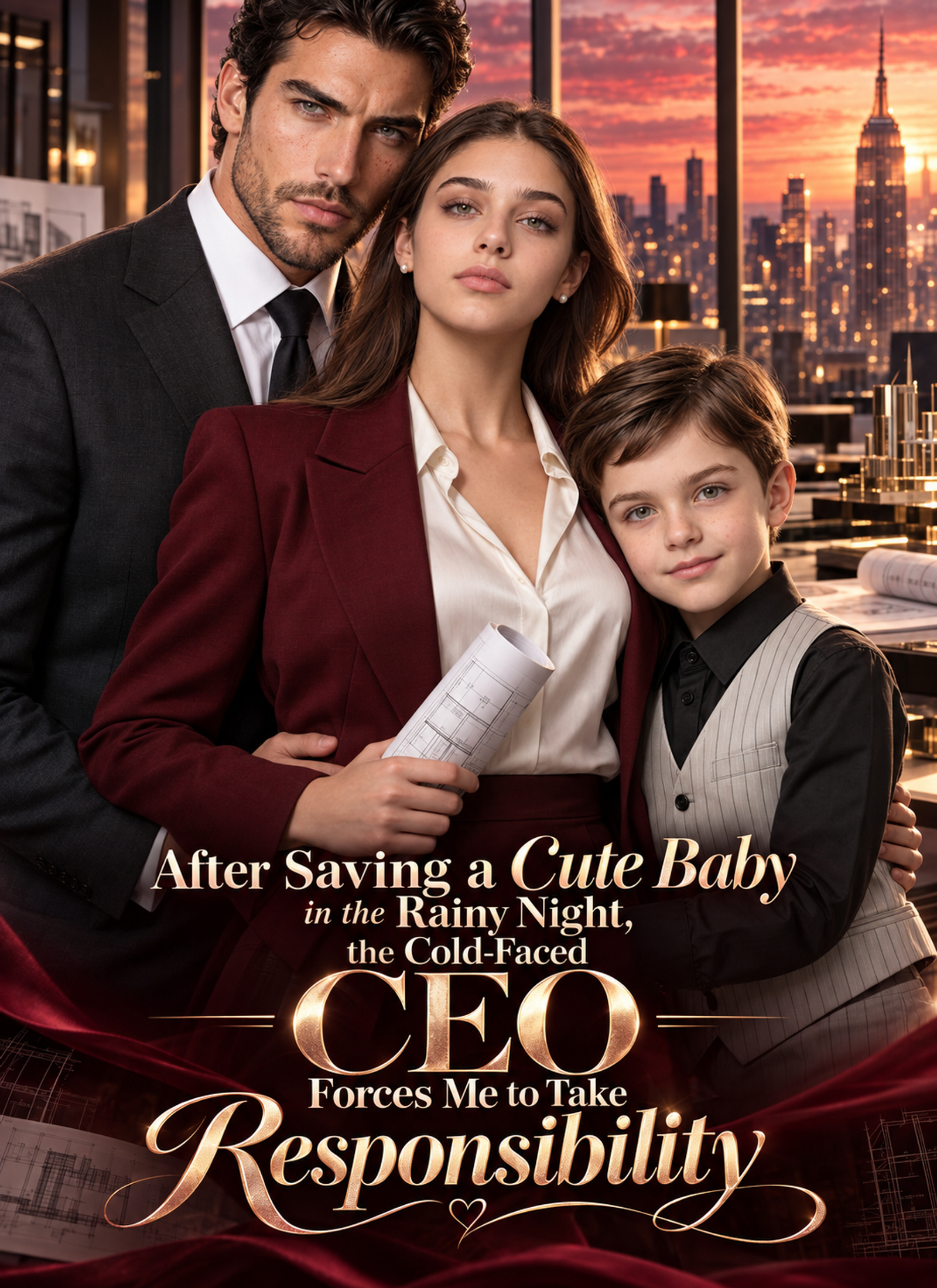 After Saving a Cute Baby on a Rainy Night, the Cold-Faced CEO Forces Me to Take Responsibility