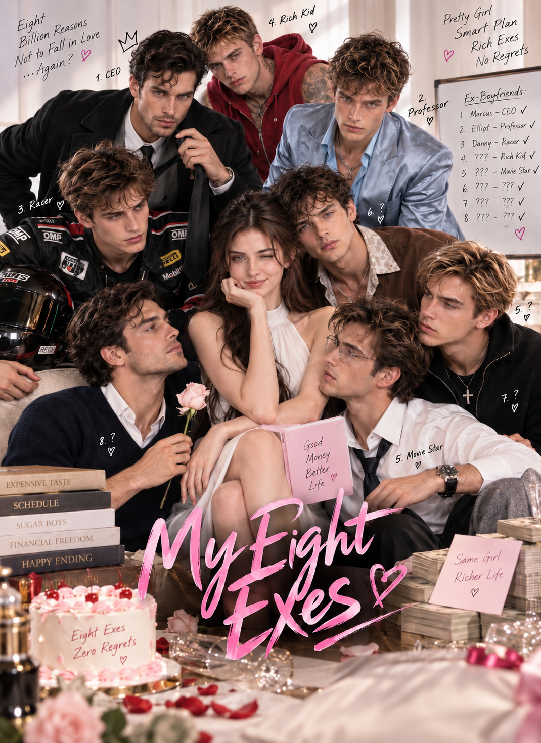 My Eight Exes short drama poster