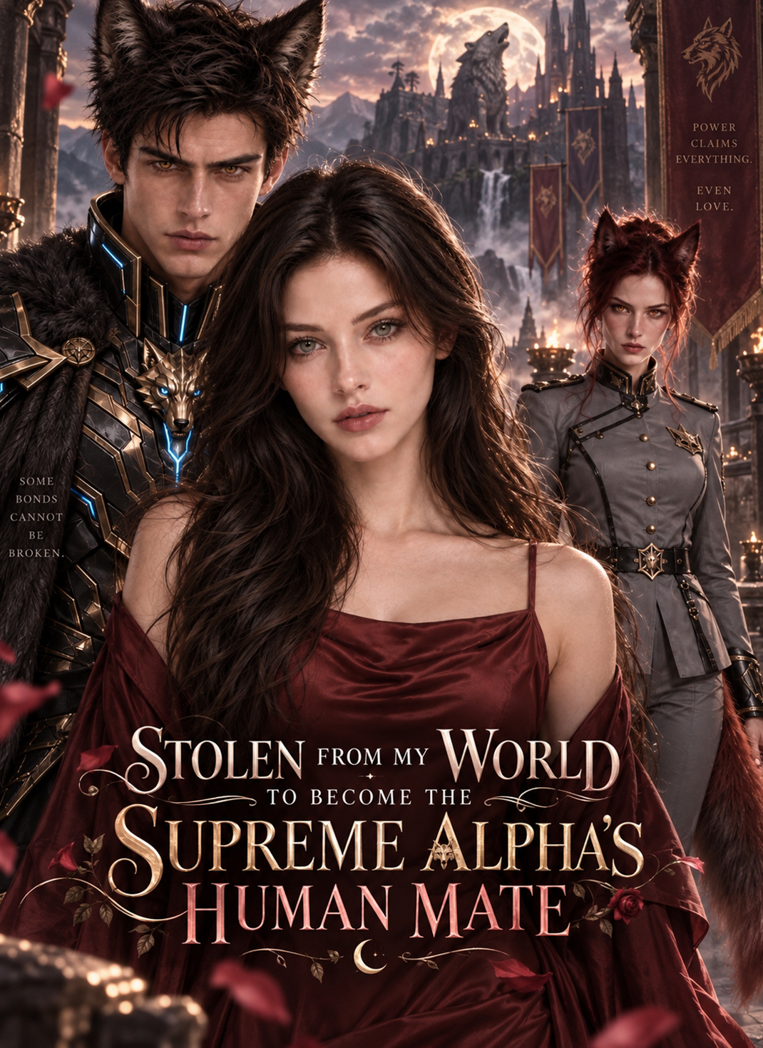 STOLEN FROM MY WORLD TO BECOME THE SUPREME ALPHA'S HUMAN MATE