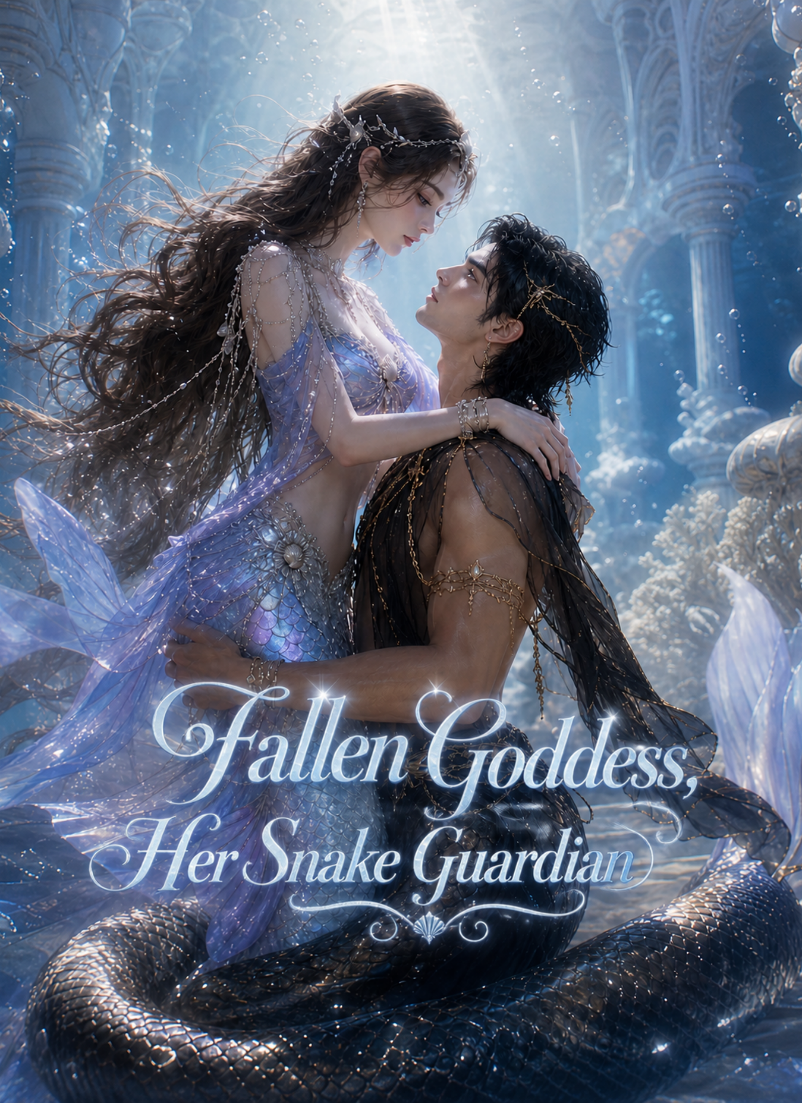 Fallen Goddess, Her Snake Guardian