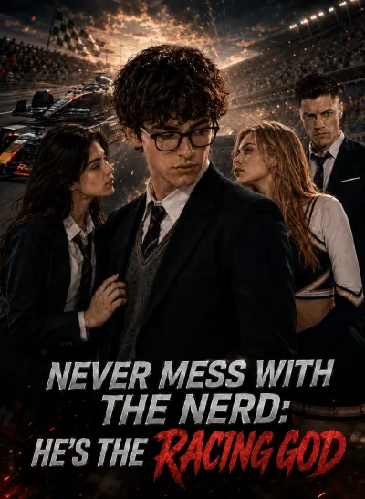NEVER MESS WITH THE NERD HE'S THE RACING GOD poster