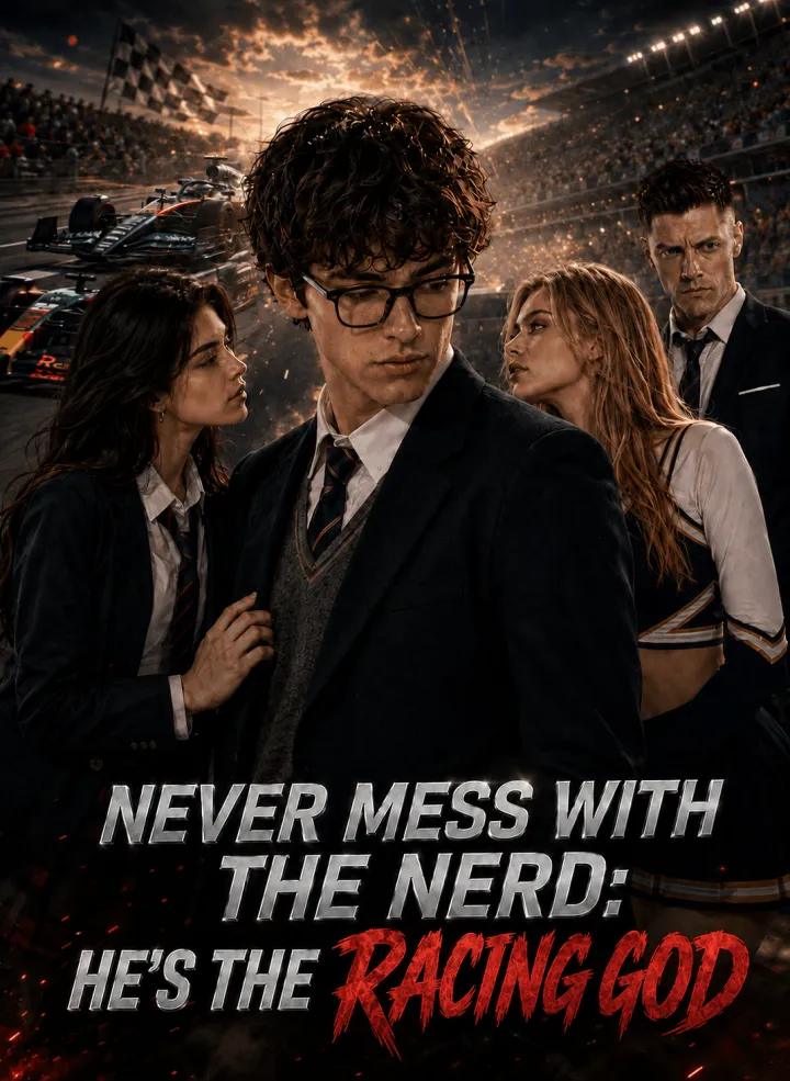 NEVER MESS WITH THE NERD HE'S THE RACING GOD poster