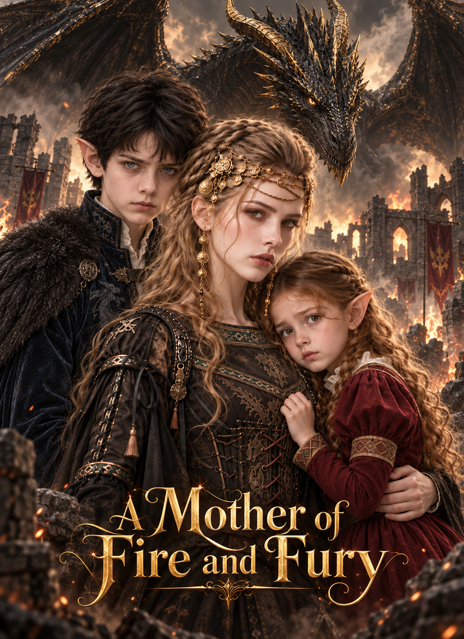 A Mother of Fire and Fury short drama poster
