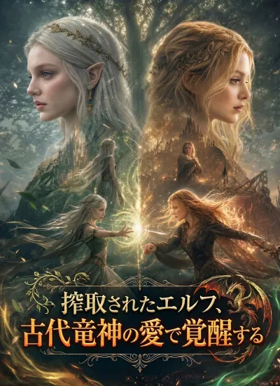 搾取されたエルフ、古代竜神の愛で覚醒する poster