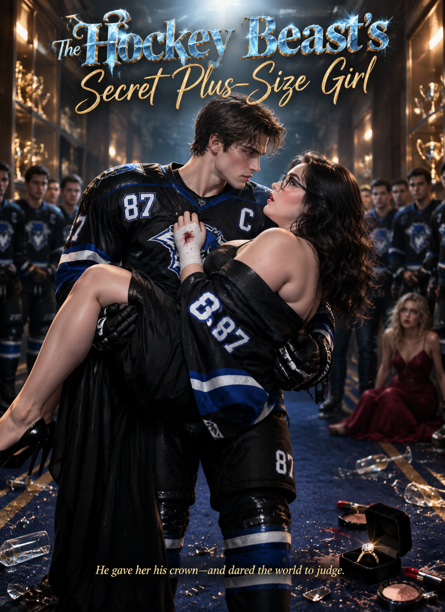 The Hockey Beast’s Secret Plus-Size Girl