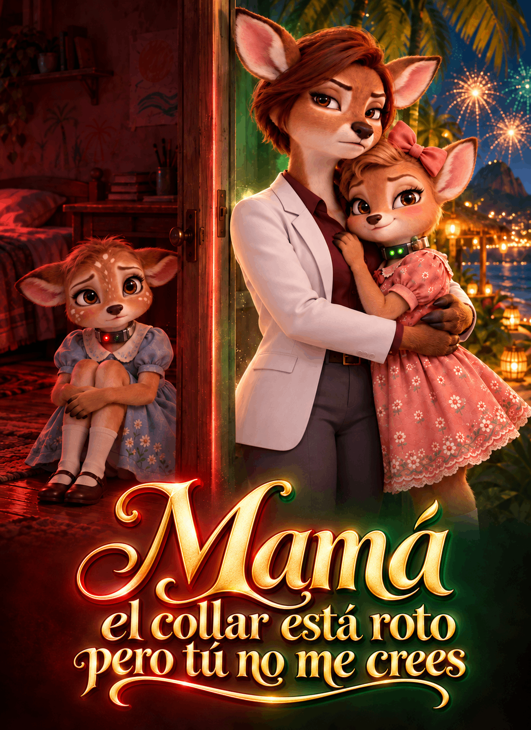 Mamá, el collar está roto pero tú no me crees