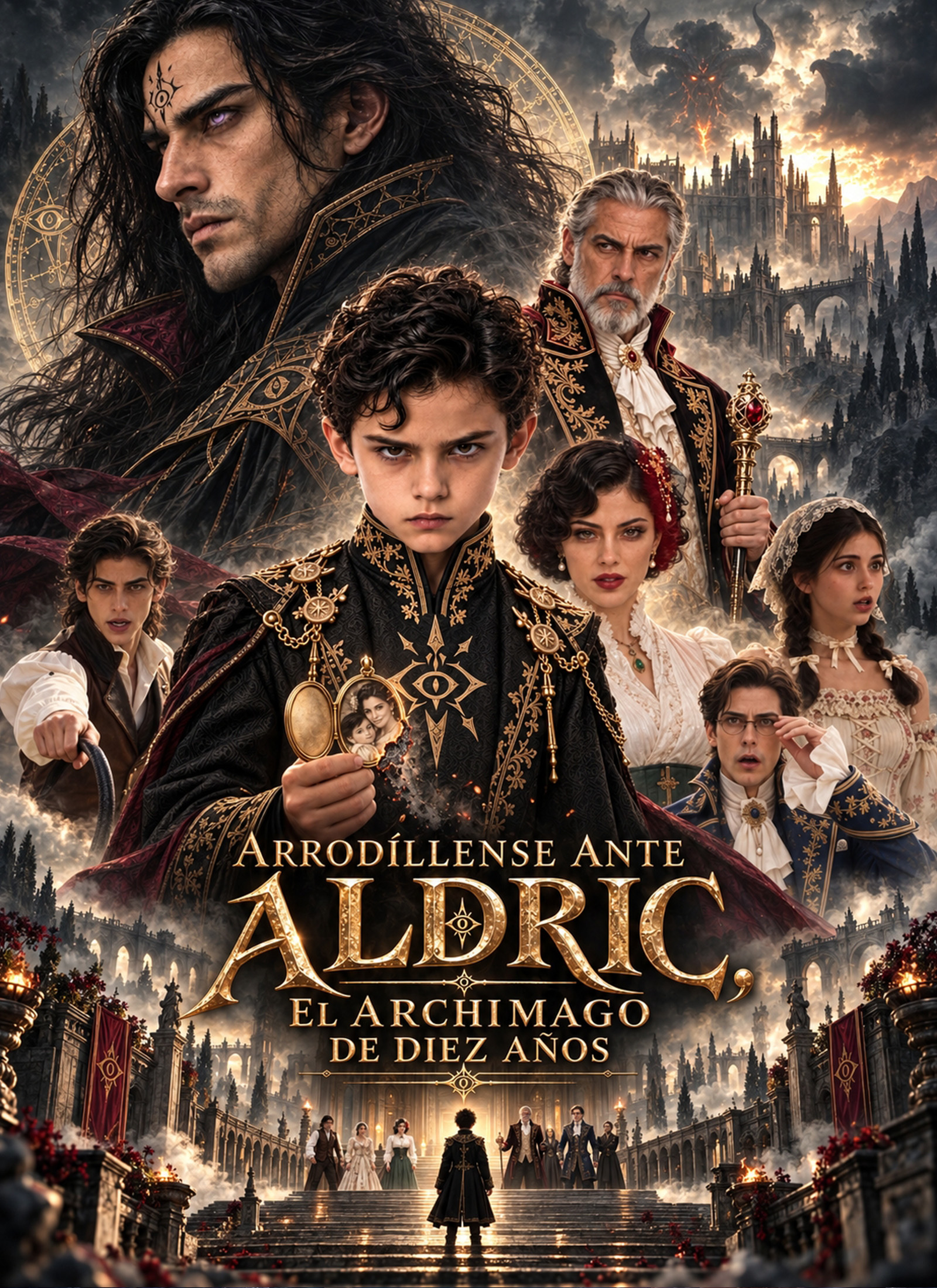 Arrodíllense ante Aldric, el Archimago de Diez Años
