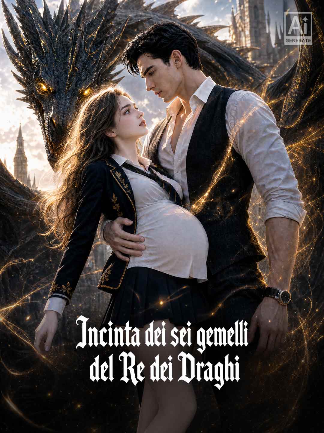 Incinta dei sei gemelli del Re dei Draghi