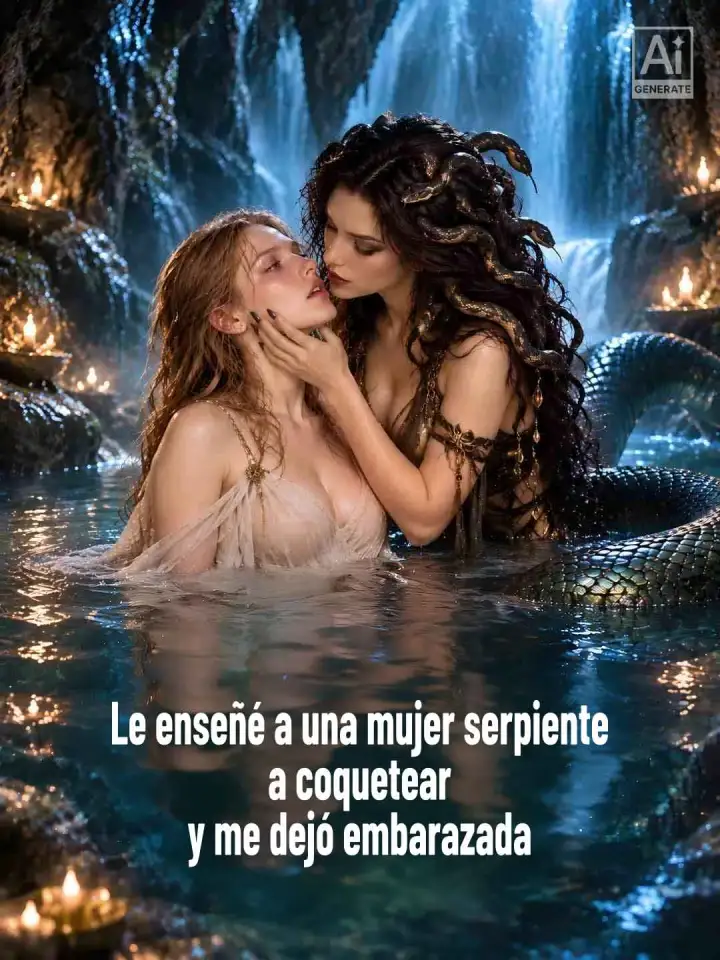 Le enseñé a una mujer serpiente a coquetear y me dejó embarazada poster