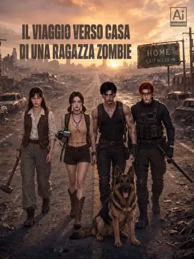 IL VIAGGIO VERSO CASA DI UNA RAGAZZA ZOMBIE poster