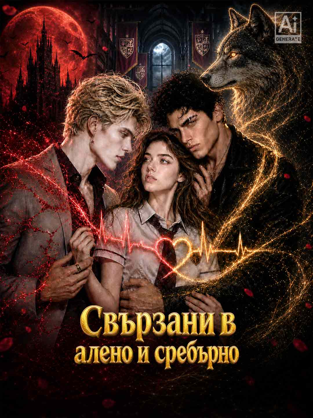 Свързани в алено и сребърно