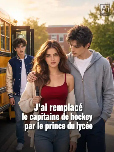 J'ai remplacé le capitaine de hockey par le prince du lycée poster