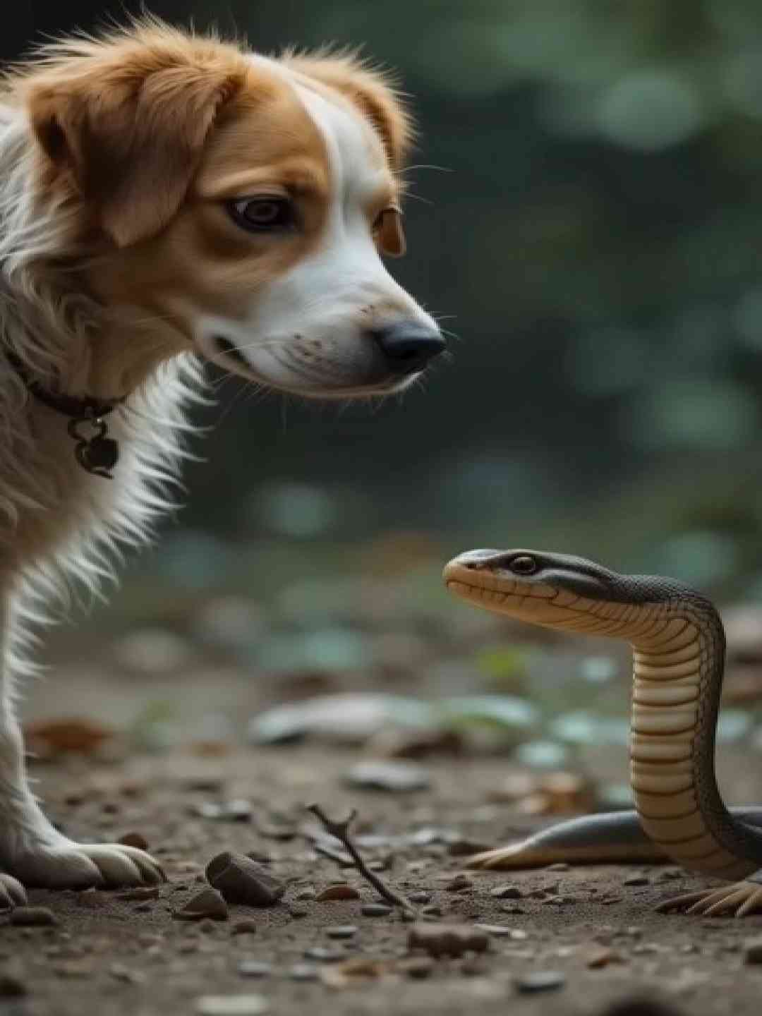 A beautifull story Dog and Snake