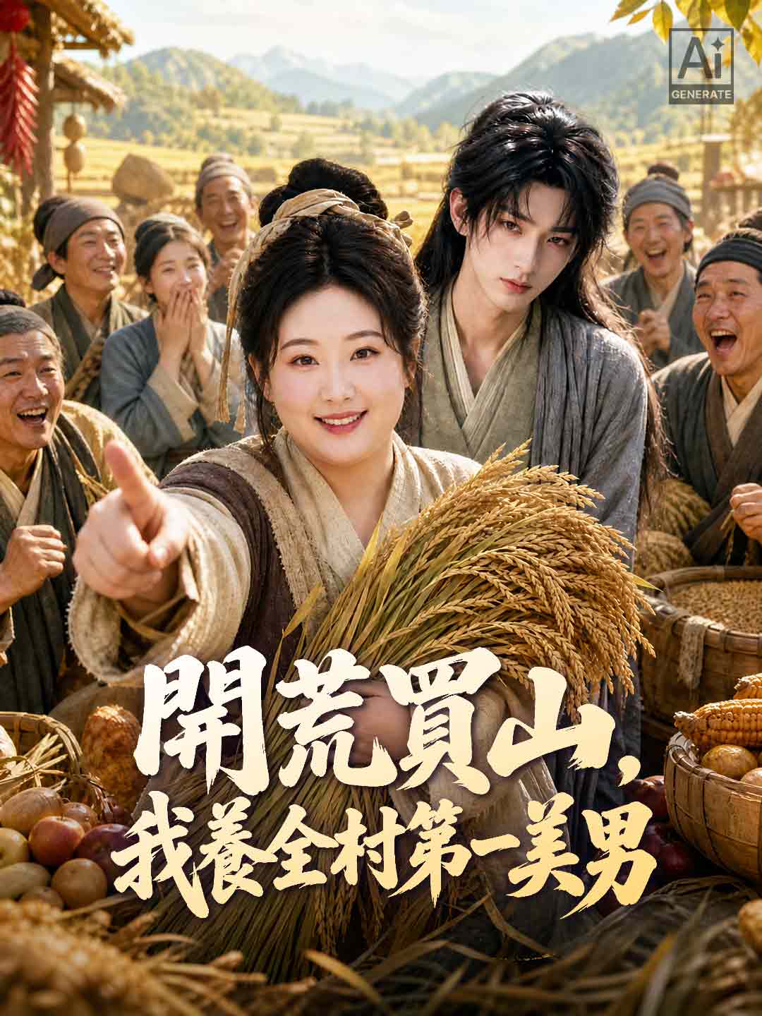 開荒買山，我養全村第一美男
