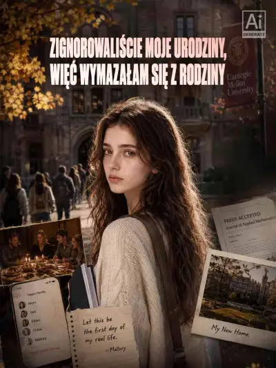 Zignorowaliście moje urodziny, więc wymazałam się z rodziny poster