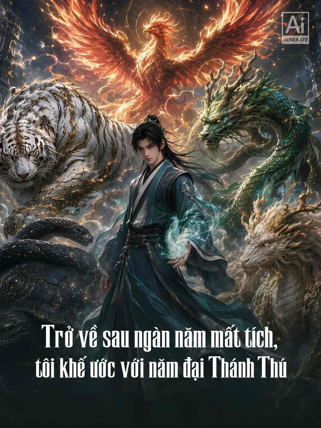 Trở về sau ngàn năm mất tích, tôi khế ước với năm đại Thánh Thú