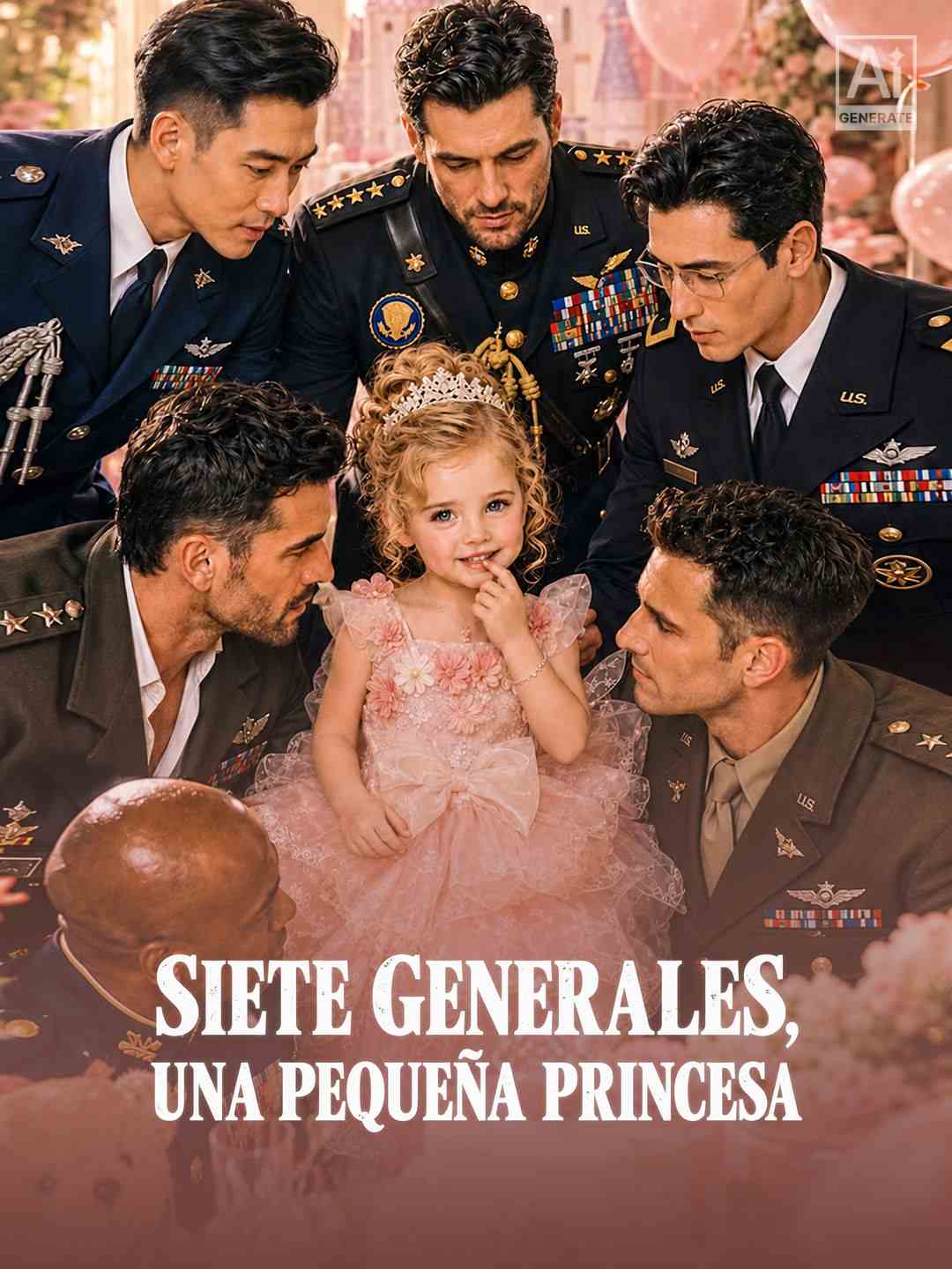 Siete generales, una pequeña princesa