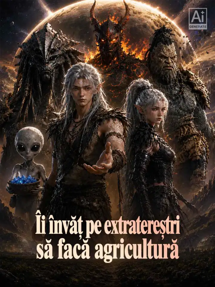 Îi învăț pe extratereștri să facă agricultură poster