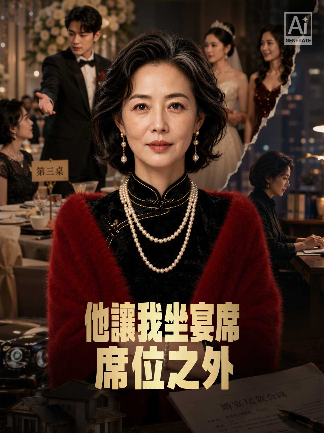 他讓我坐宴席席位之外