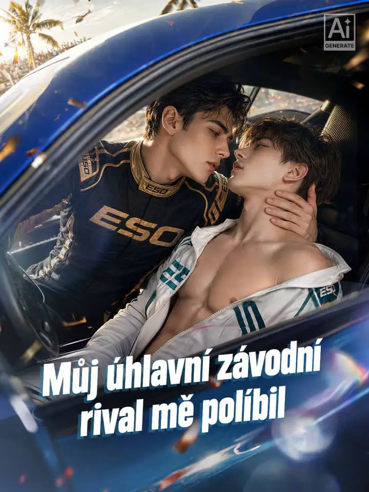 Můj úhlavní závodní rival mě políbil poster