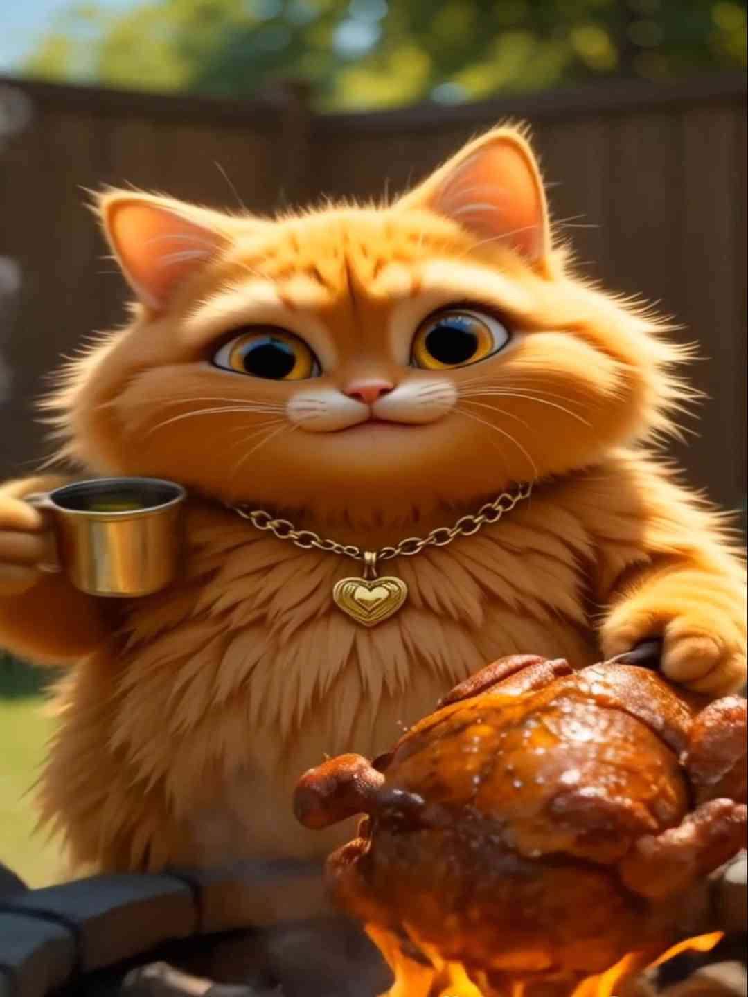 Ai cat 😺 and the Donald Duck