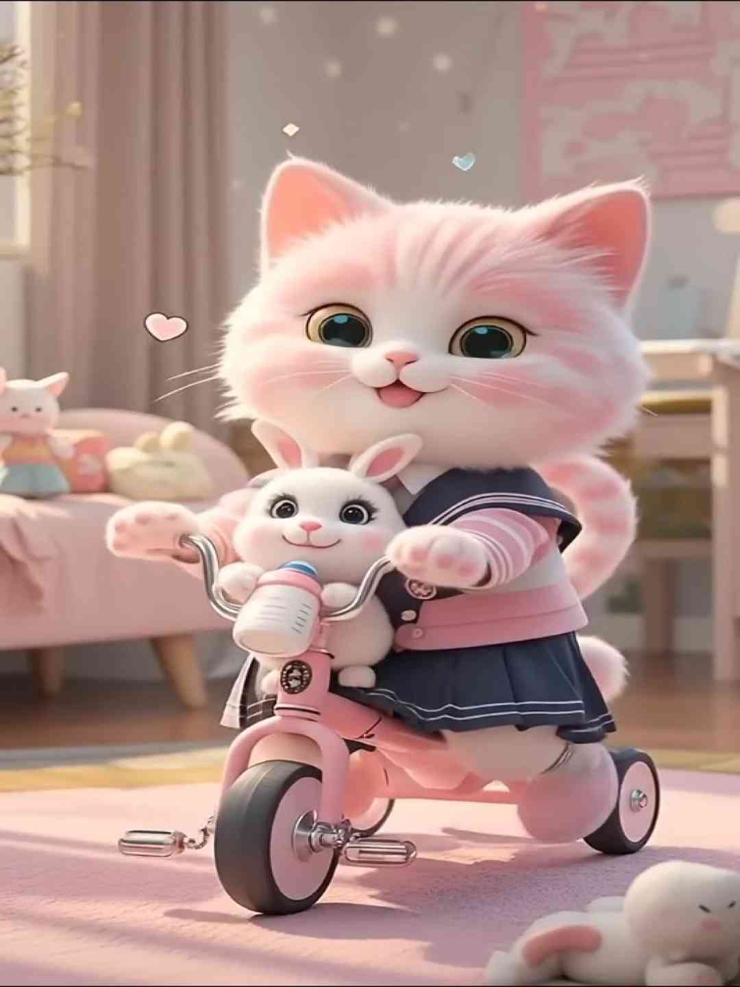 ❤️🙀🤩🥰🤓🤪😋🍔🍉🤣Cute kitten