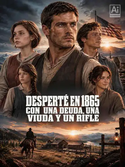 Desperté en 1865 con una deuda, una viuda y un rifle poster