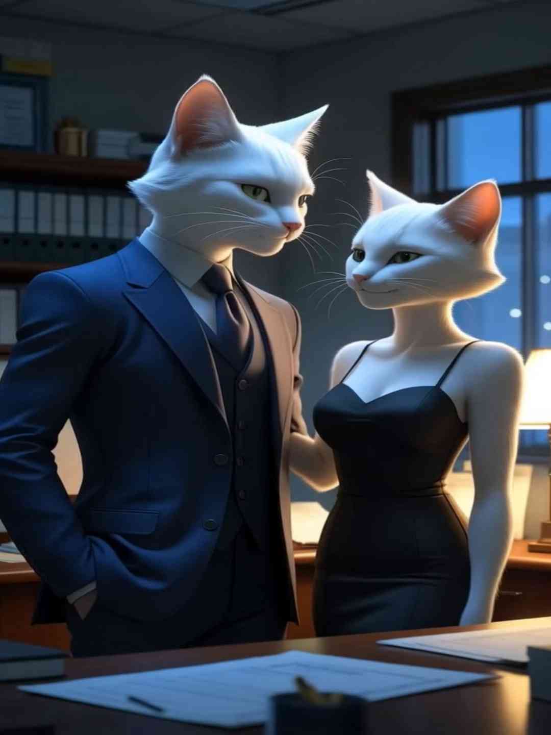 cat animation video