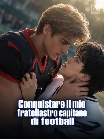 Conquistare il mio fratellastro capitano di football poster