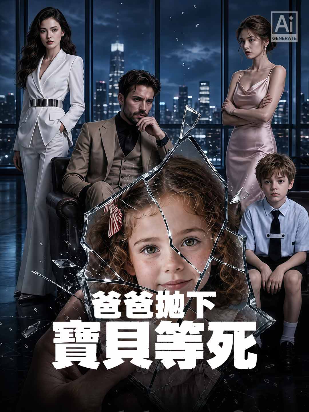 爸爸拋下寶貝等死