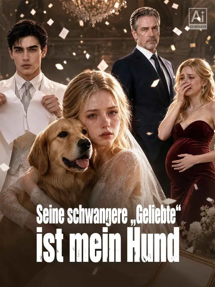 Seine schwangere „Geliebte“ ist mein Hund poster