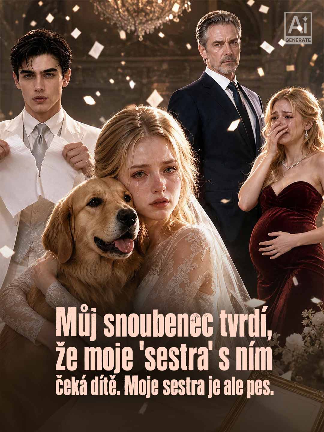 Můj snoubenec tvrdí, že moje 'sestra' s ním čeká dítě. Moje sestra je ale pes.