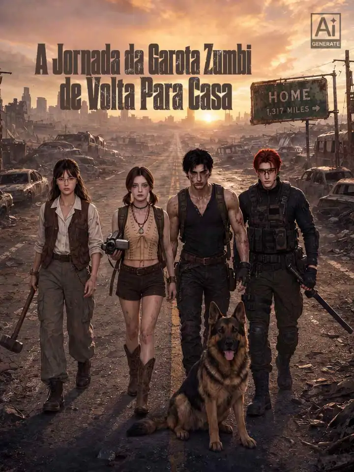 A Jornada da Garota Zumbi de Volta Para Casa poster