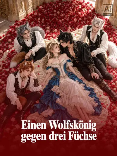 Drei Füchse gegen einen Wolfskönig poster