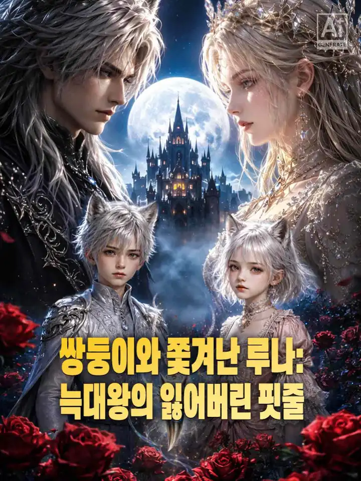쌍둥이와 쫓겨난 루나 : 늑대왕의 잃어버린 핏줄 poster