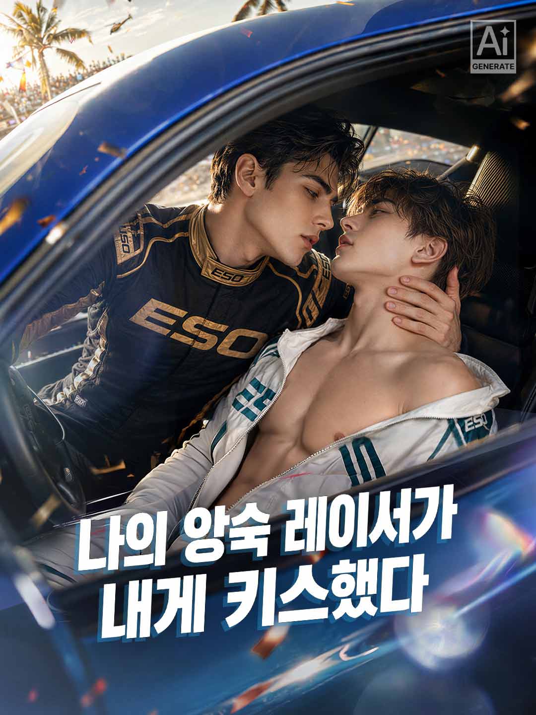 나의 앙숙 레이서가 내게 키스했다