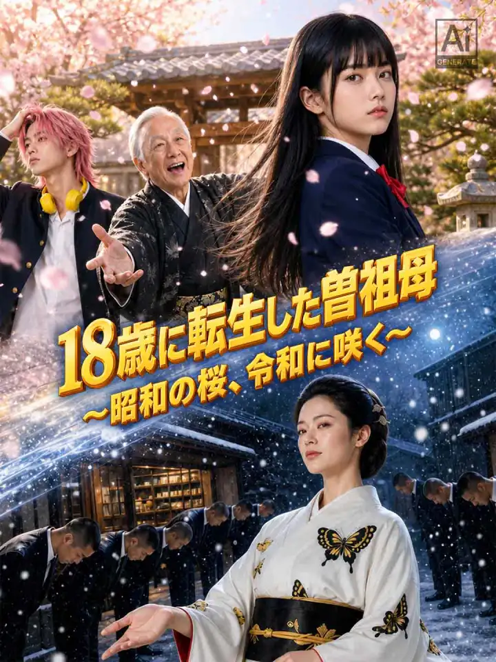 18歳に転生した曾祖母 〜昭和の桜、令和に咲く〜 poster