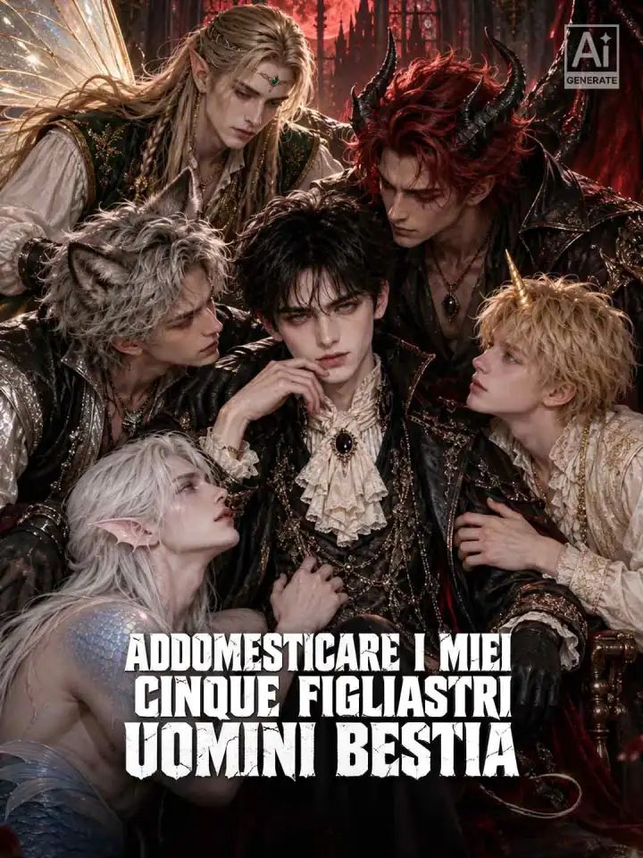 Addomesticare i miei cinque figliastri uomini bestia poster